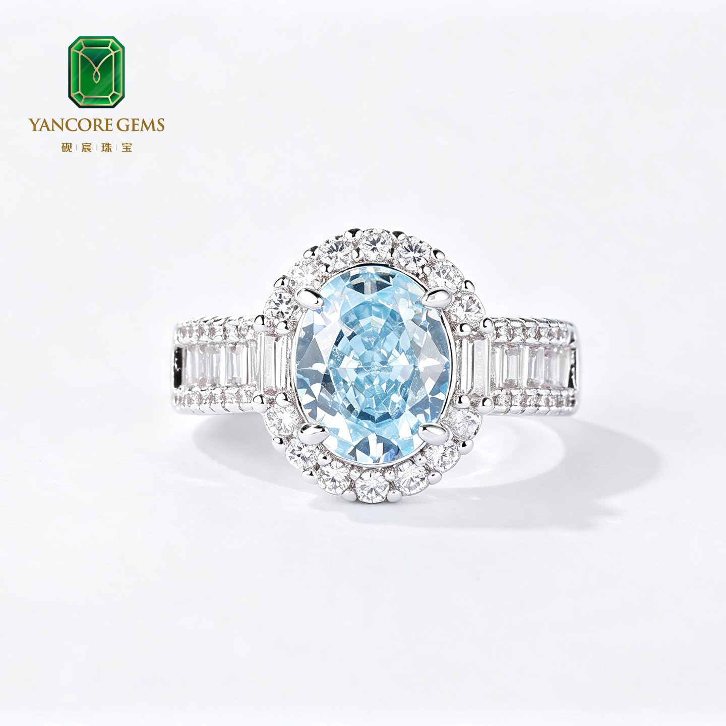 Aquamarine Glacier Ring - Image 5