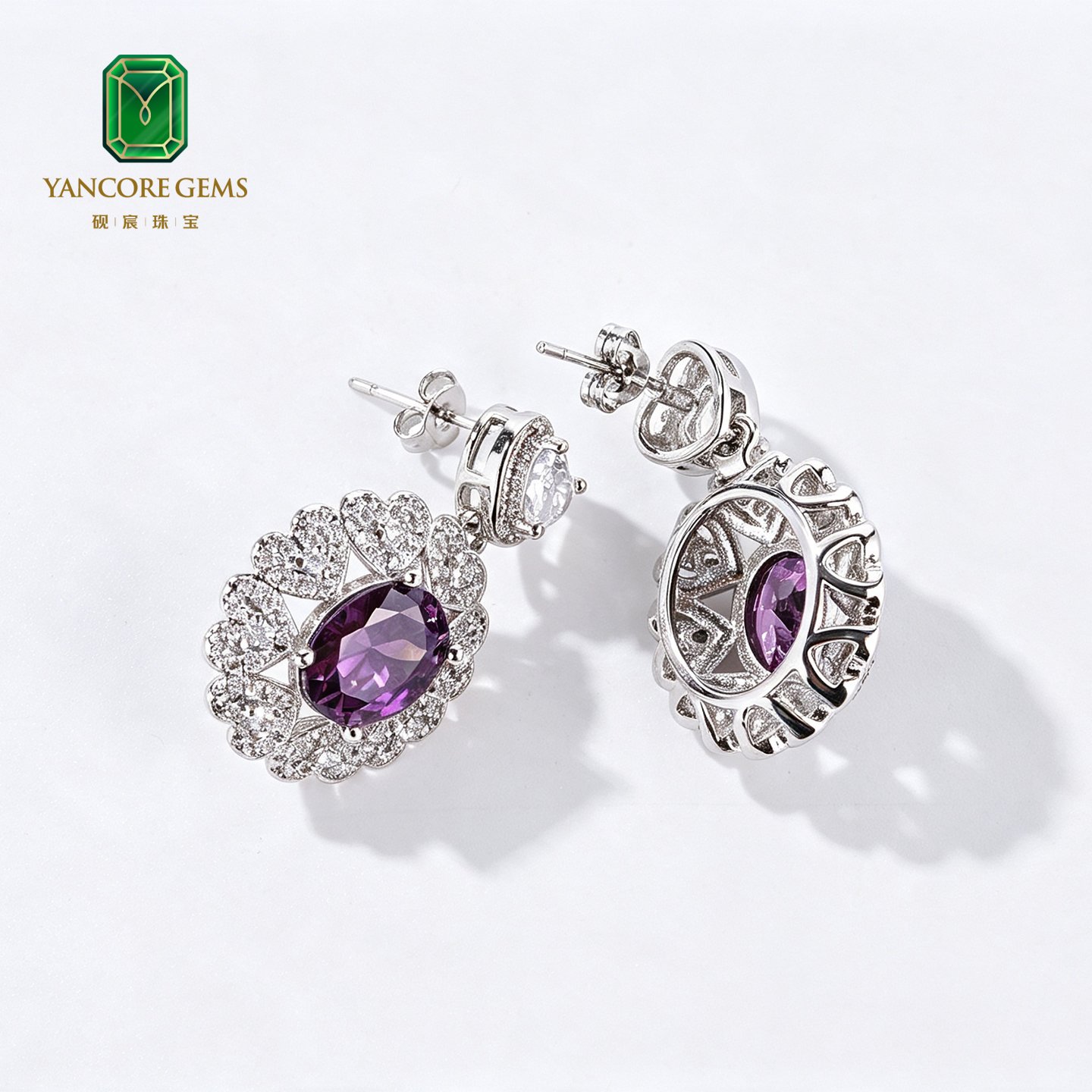 Venetian Carnival Heart Earrings - Image 5