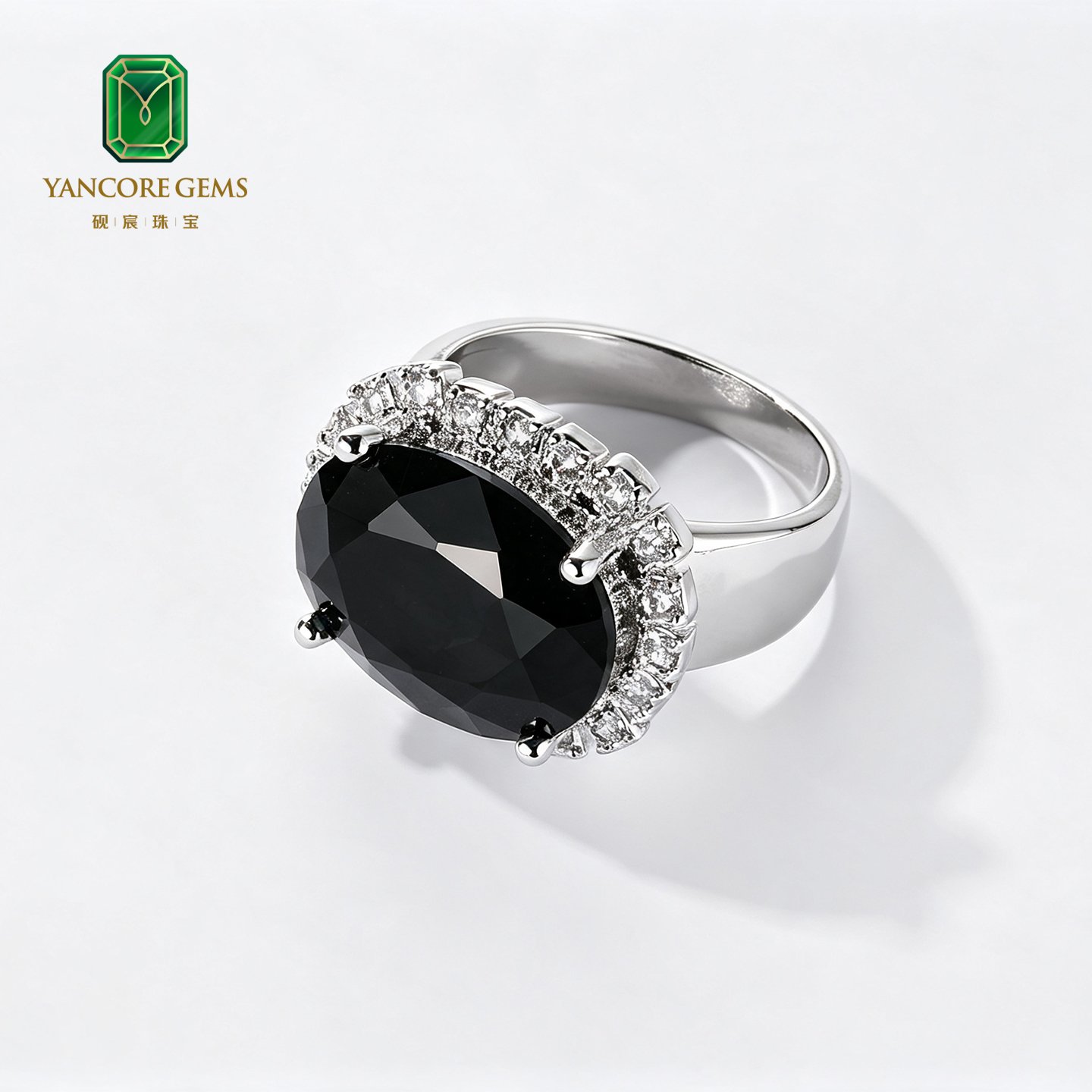 Midnight Onyx Crown Ring - Image 2