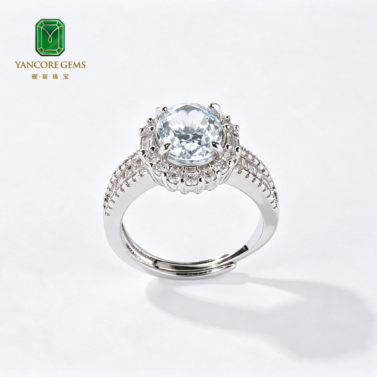 Aquamarine Glacier Ring - Image 2
