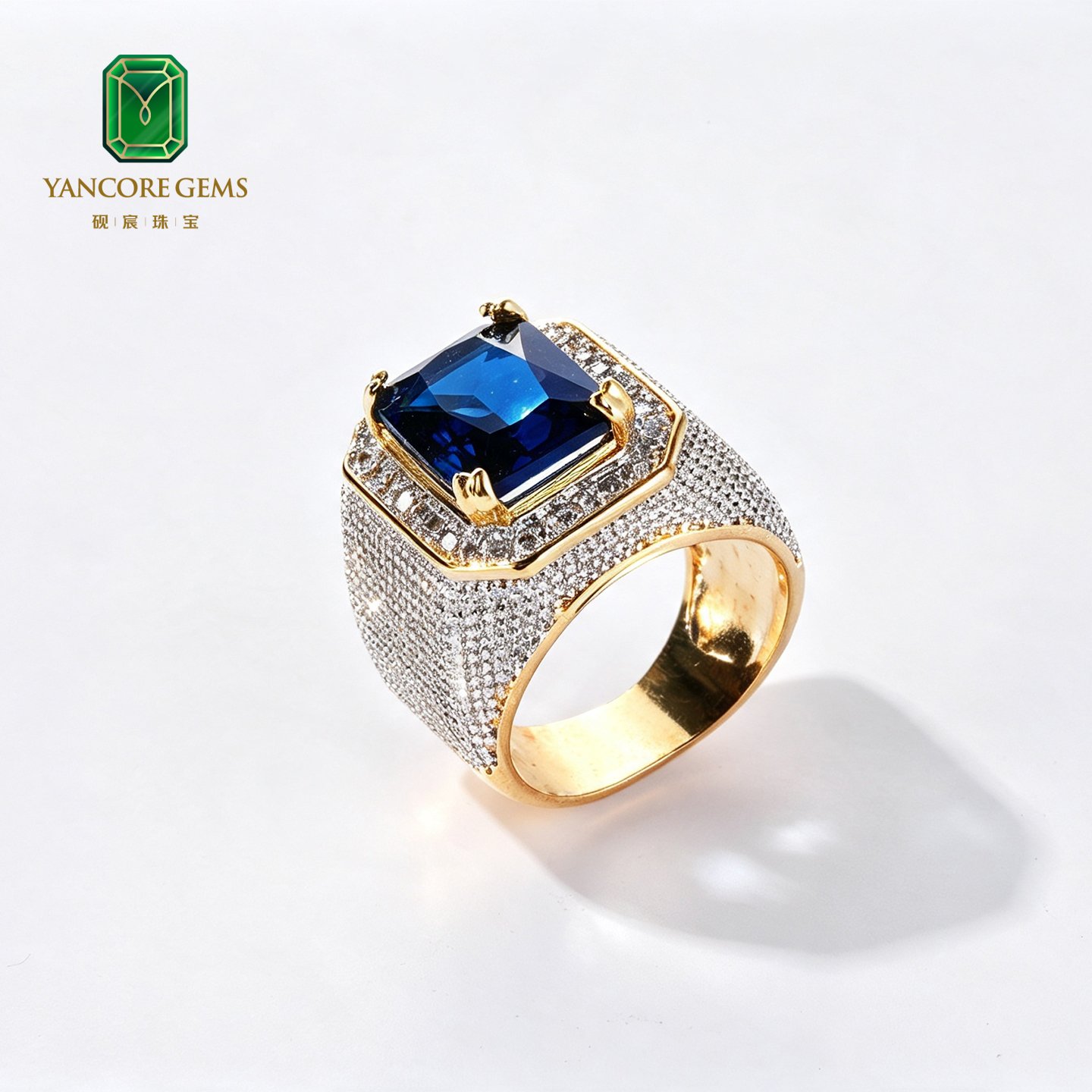 Sapphire Sovereign Signet Ring
