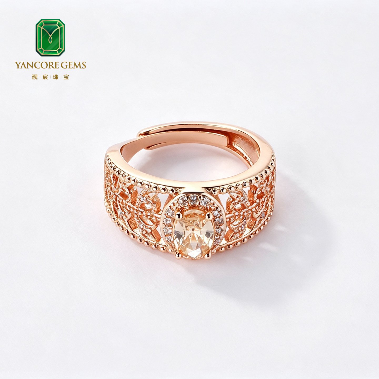 Amber Lace Reverie Ring - Image 5